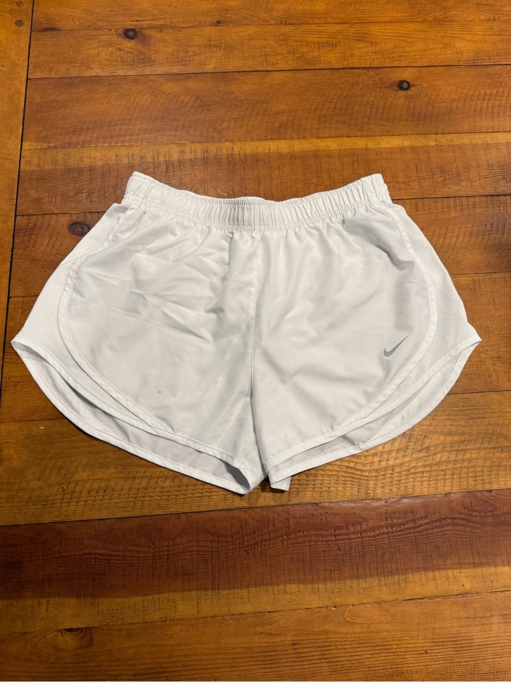 Nike Women's White Dri-FIT Running Shorts